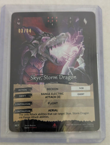 Skye, Storm Dragon Alternate Art Stamped Promo #3 of 4