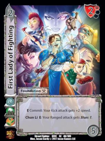 FIRST LADY OF FIGHTING