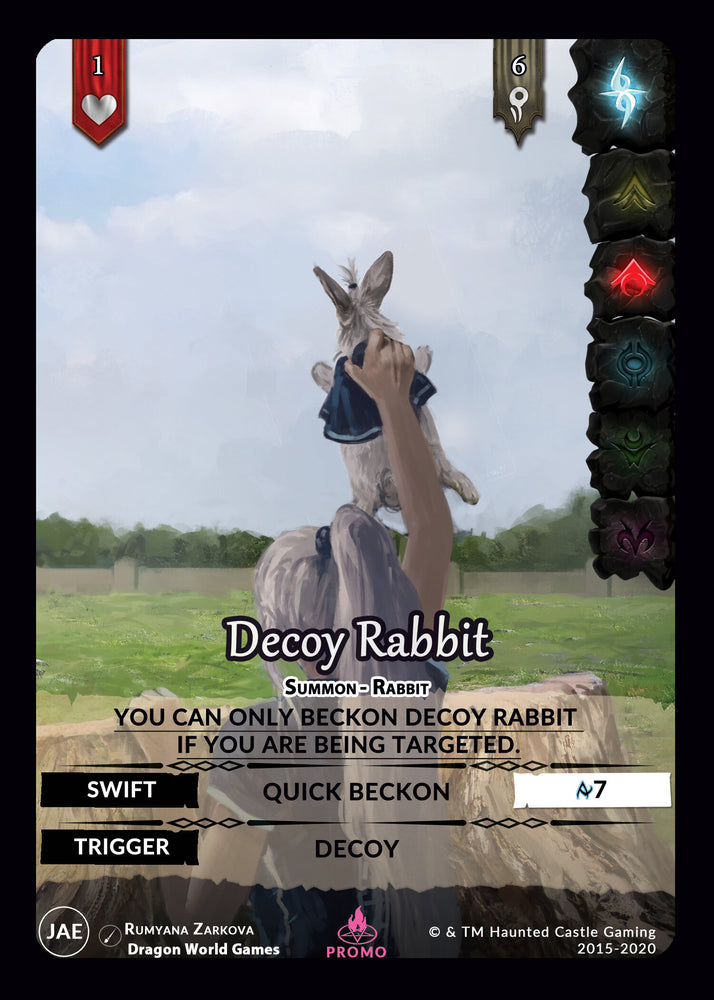 Decoy Rabbit Dragons World Promo