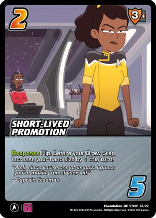 Short-Lived Promotion - STK01 22/22 - U