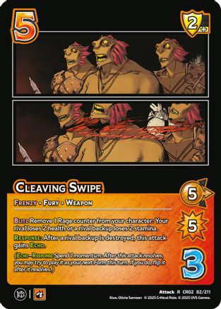 Cleaving Swipe