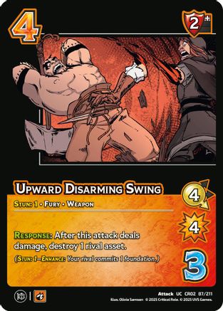 Upward Disarming Swing