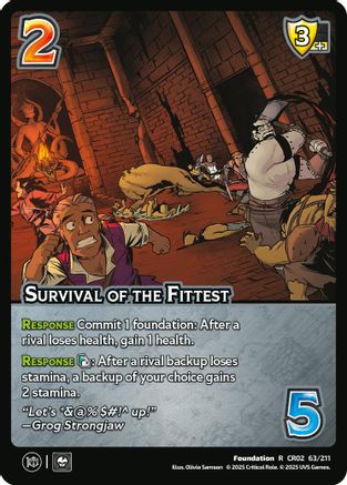 Survival of the Fittest
