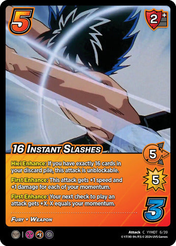 16 Instant Slashes (Time Shifted)