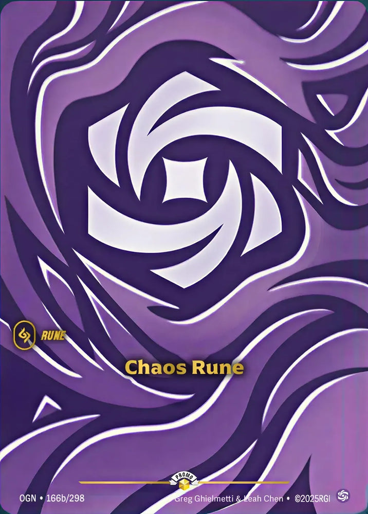 Chaos Rune - Riftbound Organized Play Promotional Cards (OPP)