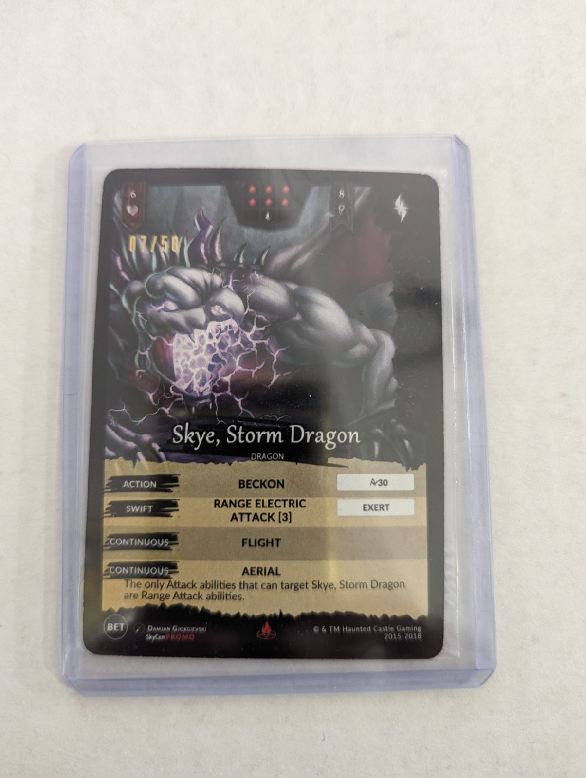 Skye, Storm Dragon Stamped Promo #17 of 50