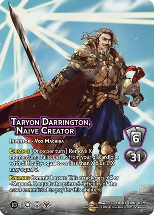 Taryon Darrington, Naive Creator (Alternate Art)