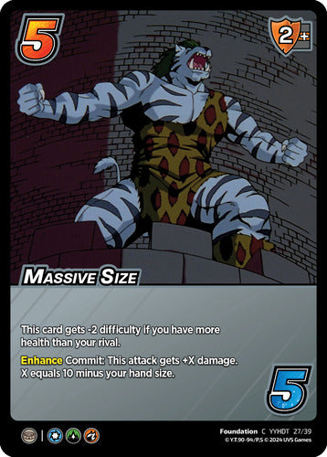 Massive Size (Time Shifted)