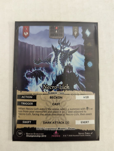 Necro-Lich Championship 2019 Promo