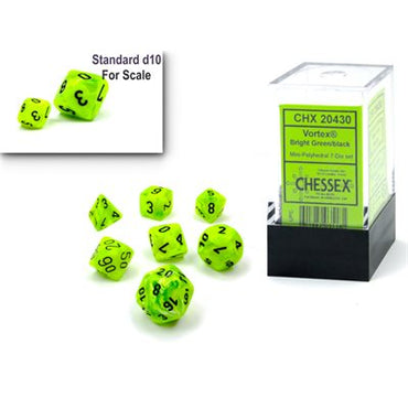 Vortex Bright Green/ Black 7pc Mini