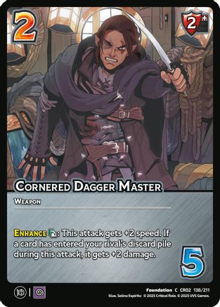 Cornered Dagger Master