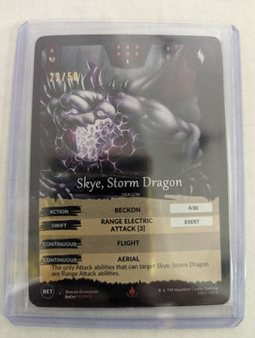 Skye, Storm Dragon Stamped Promo #22 of 50