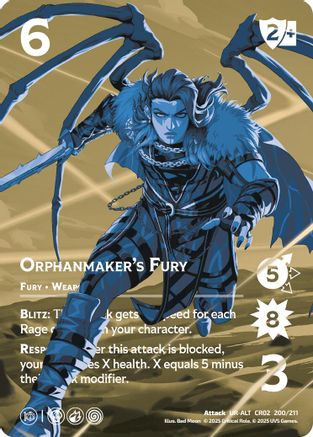 Orphanmaker's Fury (Alternate Art)
