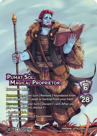 Pumat Sol, Magical Proprietor (Alternate Art)