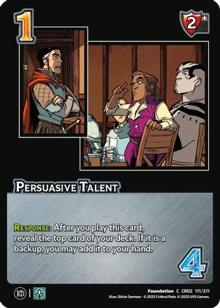 Persuasive Talent