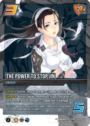 The Power To Stop Jin