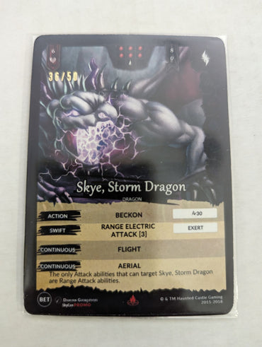 Skye, Storm Dragon Stamped Promo #36 of 50