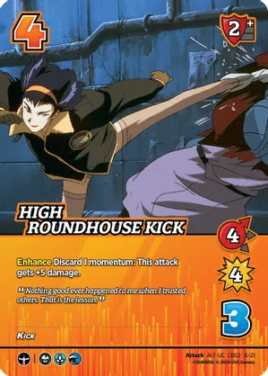 High Roundhouse Kick (Alternate Art) - Challenger Series: Cowboy Bebop and Trigun Stampede (CBTS)