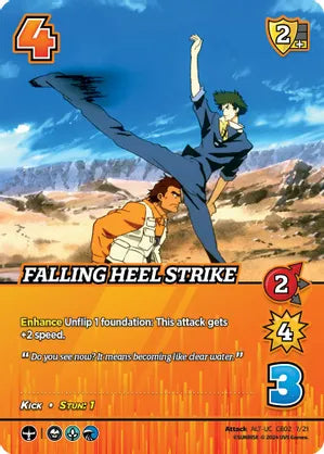 Falling Heel Strike (Alternate Art) - Challenger Series: Cowboy Bebop and Trigun Stampede (CBTS)