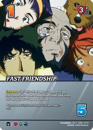 Fast Friendship (Alternate Art) - Challenger Series: Cowboy Bebop and Trigun Stampede (CBTS)