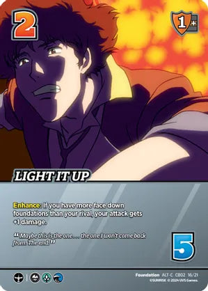 Light it Up (Alternate Art) - Challenger Series: Cowboy Bebop and Trigun Stampede (CBTS)