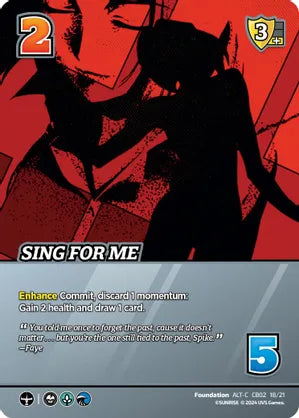 Sing For Me (Alternate Art) - Challenger Series: Cowboy Bebop and Trigun Stampede (CBTS)