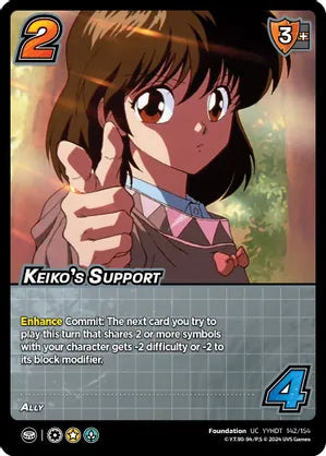 Keiko's Support - Yu Yu Hakusho: Dark Tournament (YDT)
