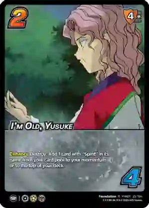 I'm Old, Yusuke - Yu Yu Hakusho: Dark Tournament