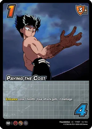 Paying the Cost - Yu Yu Hakusho: Dark Tournament (YDT)