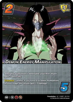 Demon Energy Manipulation - Yu Yu Hakusho: Dark Tournament (YDT)
