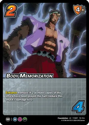 Body Memorization - Yu Yu Hakusho: Dark Tournament (YDT)