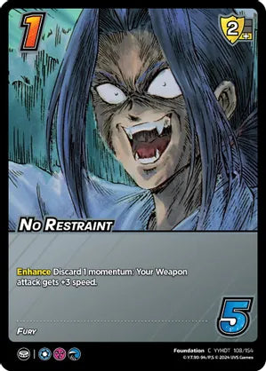 No Restraint - Yu Yu Hakusho: Dark Tournament (YDT)