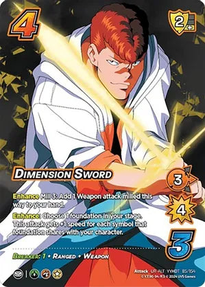 Dimension Sword (Alternate Art) - Yu Yu Hakusho: Dark Tournament