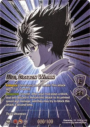 Hiei, Dragon Within (Serial Numbered) - Yu Yu Hakusho: Dark Tournament #032