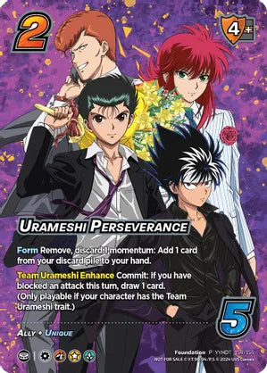 Urameshi Perseverance - UniVersus Promos