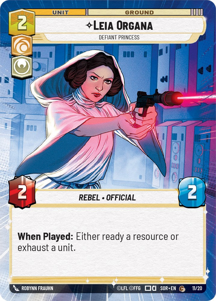 Leia Organa - Defiant Princess (11/20) [Spark of Rebellion: Weekly Play]