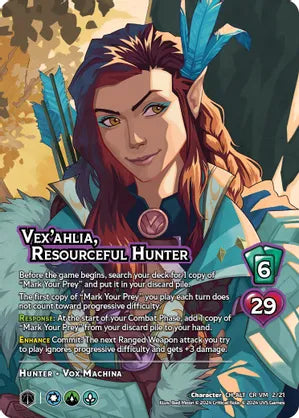 Vex'ahlia, Resourceful Hunter (Alternate Art) - Challenger Series: Vox Machina and Mighty Nein