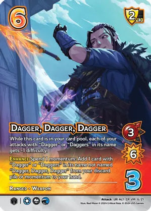 Dagger, Dagger, Dagger (Alternate Art) - Challenger Series: Vox Machina and Mighty Nein