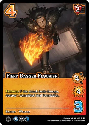 Fiery Dagger Flourish - Challenger Series: Vox Machina and Mighty Nein