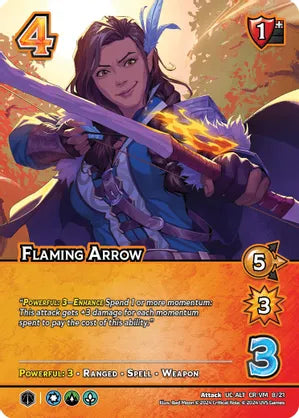 Flaming Arrow (Alternate Art) - Challenger Series: Vox Machina and Mighty Nein