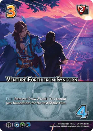 Venture Forth from Syngorn (Alternate Art) - Challenger Series: Vox Machina and Mighty Nein