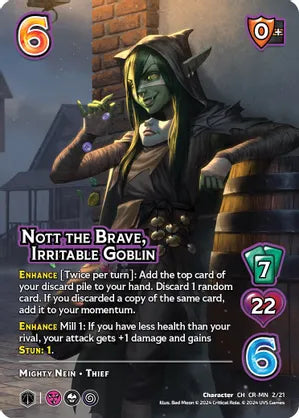 Nott the Brave, Irritable Goblin - Challenger Series: Vox Machina and Mighty Nein