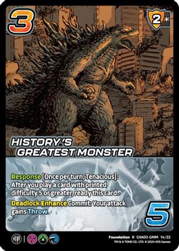 History's Greatest Monster - Foil