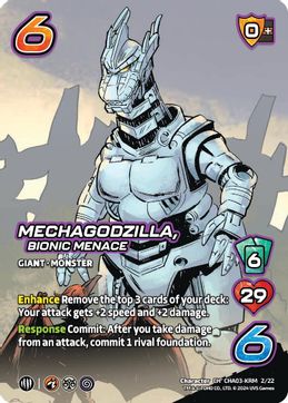 Mechagodzilla, Bionic Menace - Foil
