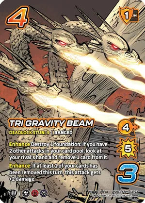 Tri Gravity Beam (Alternate Art) - Challenger Series: Godzilla