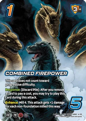 Combined Firepower (Alternate Art) - Challenger Series: Godzilla
