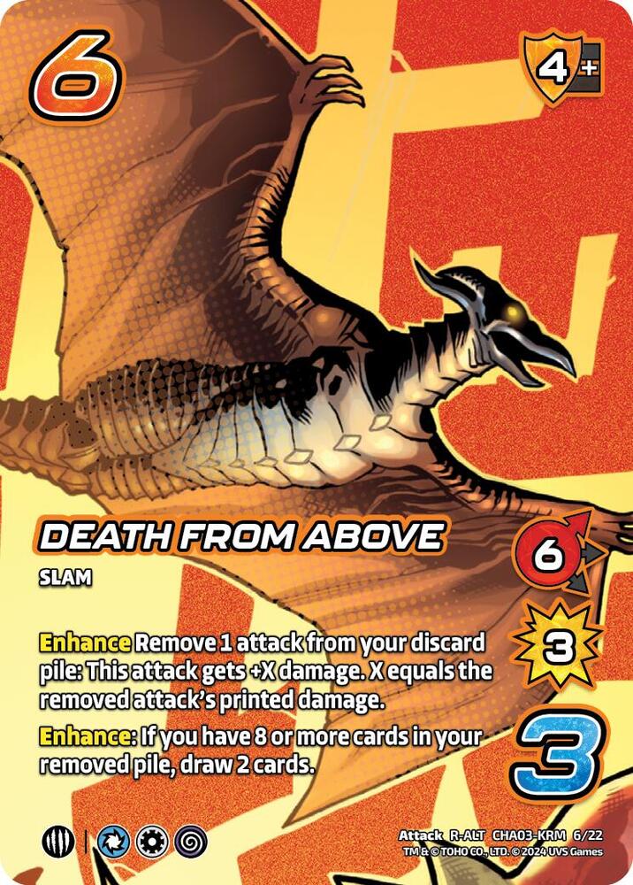 Death From Above (Alternate Art) - Challenger Series: Godzilla