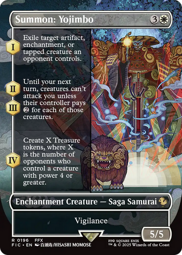 Summon: Yojimbo (Borderless) [FINAL FANTASY Commander]