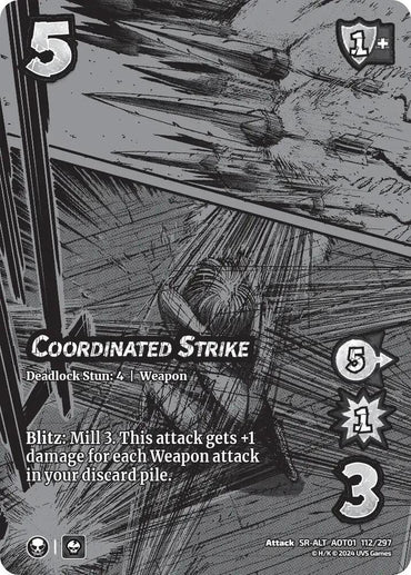 Coordinated Strike (Alternate Art) - Attack on Titan: Battle for Humanity (AOT1)