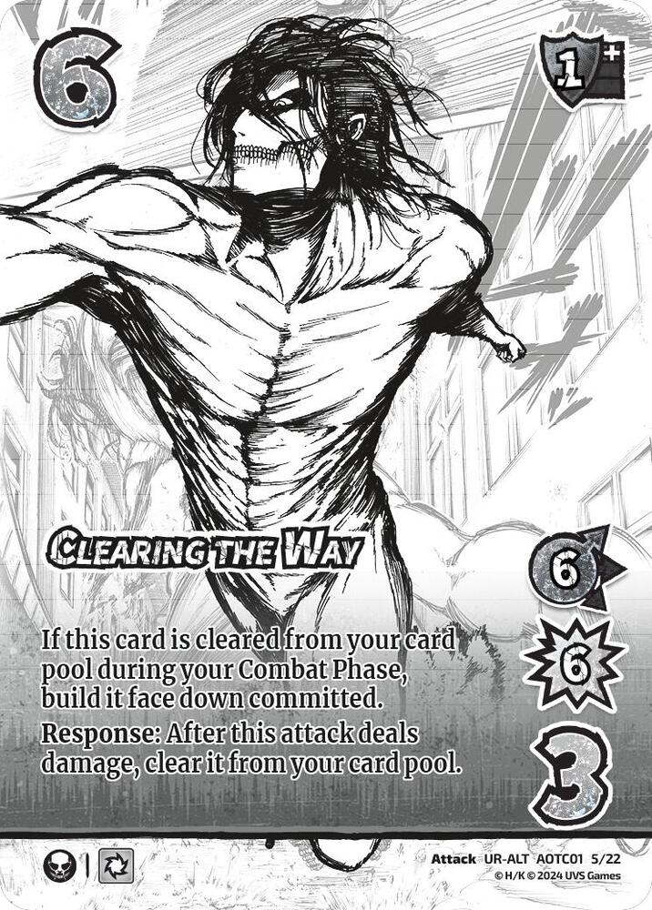 Clearing the Way (Alternate Art) - Challenger Series: Attack on Titan: Battle for Humanity (CSAOT)